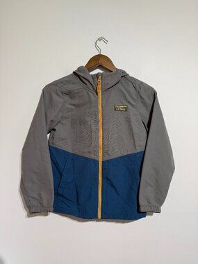 LL Bean Lightweight Color Block Kids Jacket, Size S8